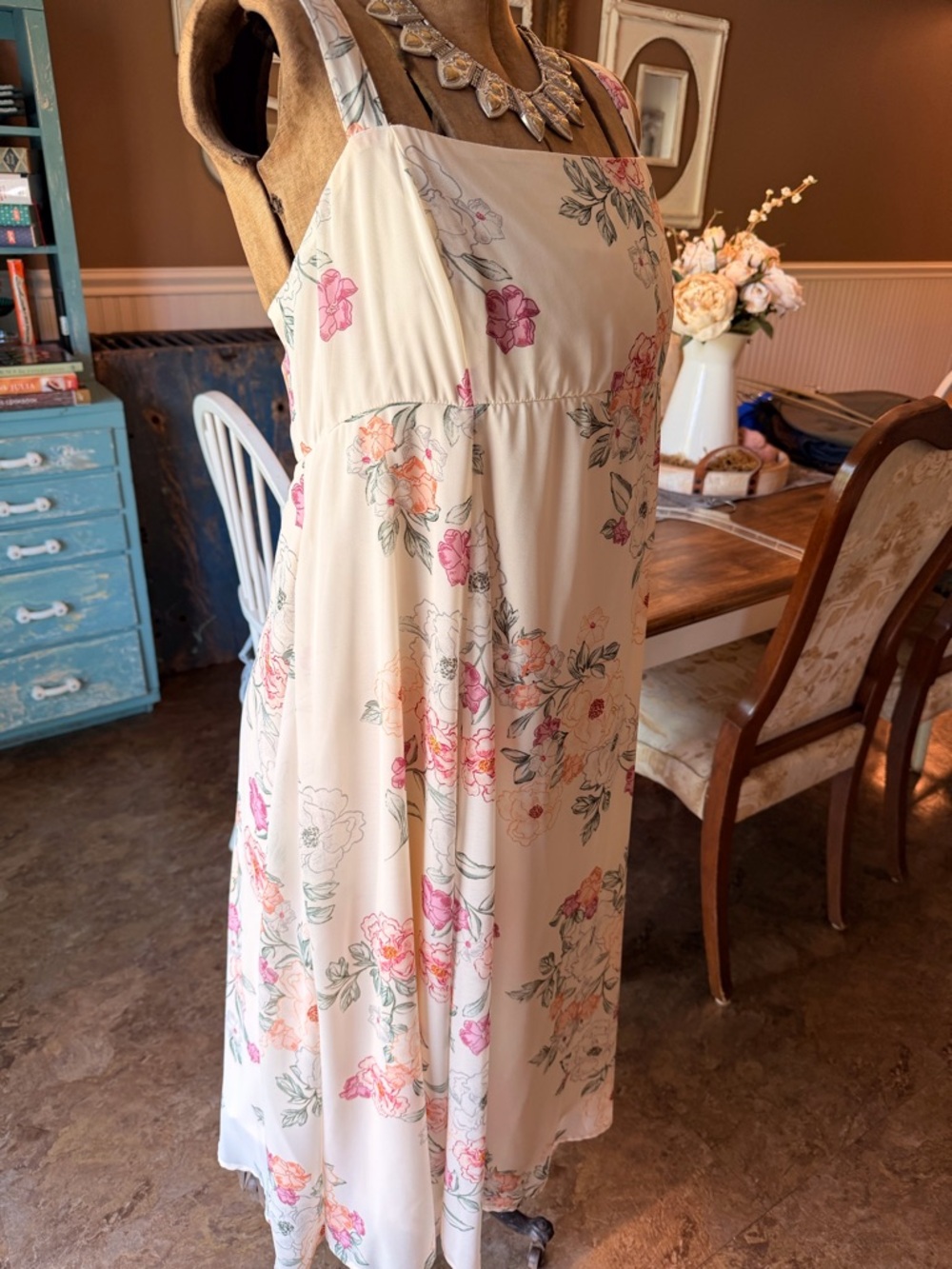 torrid Cream Floral Sundress with Pockets!